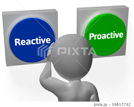 Reactive Proactive Buttons Show Taking Charge 39817732