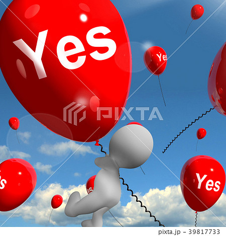 Yes Balloons Means Certainty and Affirmative 39817733