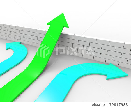 Success Arrow Means Jump Hurdle And Arrows Success Arrow Means Jump Hurdle And Arrows 39817988