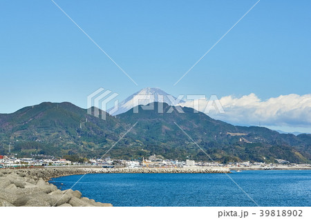 由比PAからの富士山と駿河湾 由比PAからの富士山と駿河湾 39818902