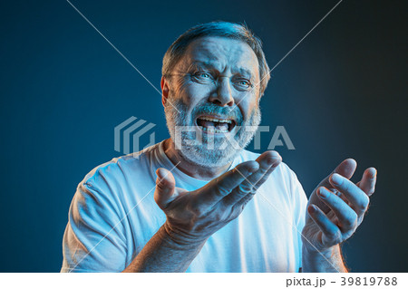 Sports, emotions and fan people concept - sad man Sports, emotions and fan people concept - sad man 39819788