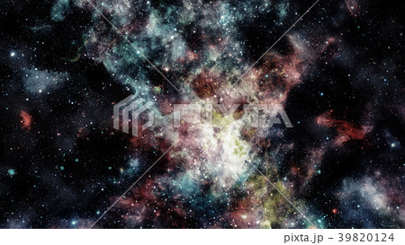 Night sky with nebula and stars. Elements of this 39820124