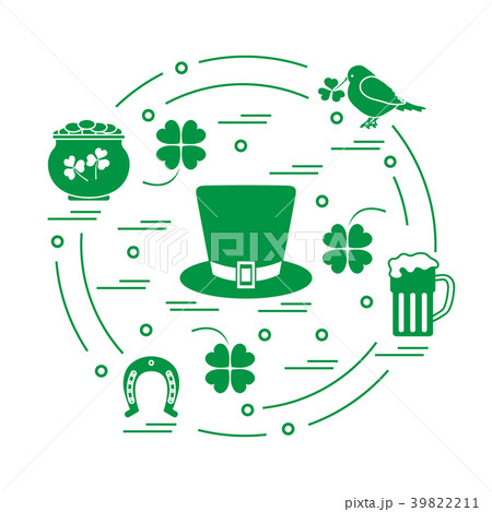 Different Symbols For St Patrick s Day Arranged In 39822211 different-symbols-for-st-patrick-s-day-arranged-in-39822211