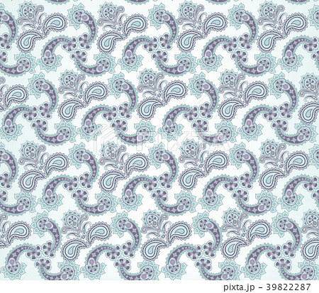 Floral seamless pattern. Oriental Flower ornament Floral seamless pattern. Oriental Flower ornament 39822287