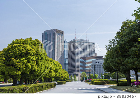 国会議義堂前　霞が関ビル群 39830467