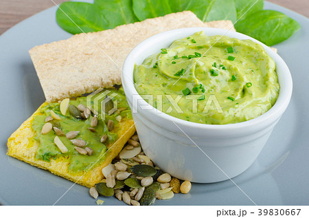 Avocado-Buttermilk Green Goddess Dip 39830667