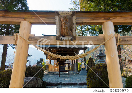 [岐阜県下呂市]　下呂温泉合掌村　飛騨高椅神社 39830979