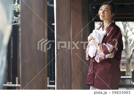 温泉 女性ポートレート 温泉 女性ポートレート 39833065