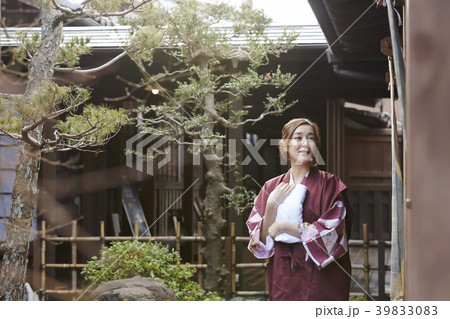 温泉 女性ポートレート 温泉 女性ポートレート 39833083