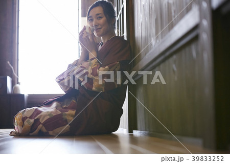 温泉 女性ポートレート 温泉 女性ポートレート 39833252