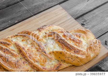 Breaded pie with svarzvald ham Breaded pie with svarzvald ham 39835977