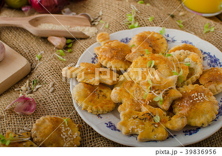 Savory puff pastry Savory puff pastry 39836956