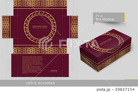 Tissue box template concept series  39837154