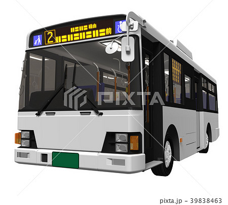 路線バスのイラスト素材 39838463 Pixta