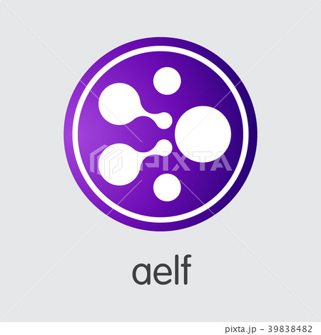 Aelf Cryptocurrency. Vector ELF Web Icon.のイラスト素材 [39838482] - PIXTA