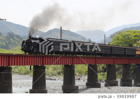 大井川鐵道　川根温泉笹間渡駅付近　大井川第一橋梁 39839987