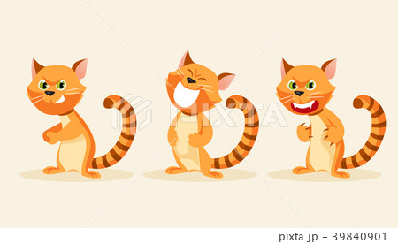 Cat emotion vector 39840901
