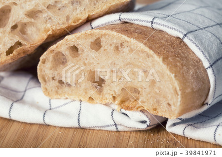 A homemade ciabatta bread A homemade ciabatta bread 39841971