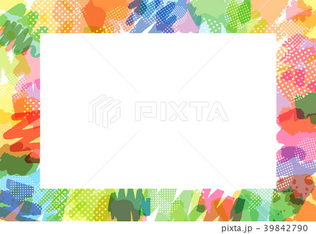 ブラシ　ストローク　背景素材 39842790