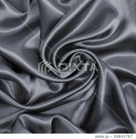 Smooth elegant dark grey silk or satin texture Smooth elegant dark grey silk or satin texture 39843767