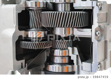 Cross Section of  industrial pump 39847459