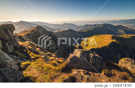 Mountain Landscape in Golden Light 39847830