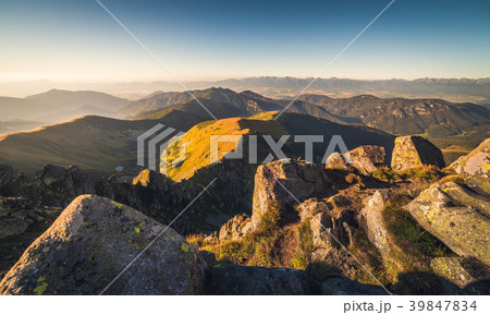 Mountain Landscape in Golden Light 39847834