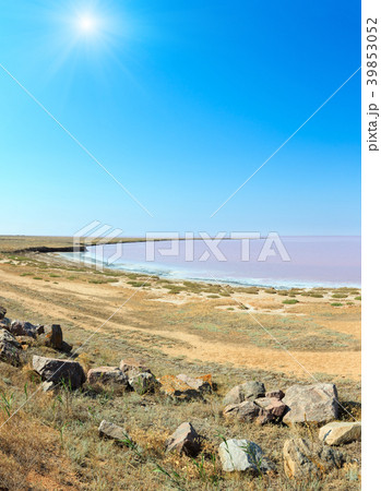 Pink salty Syvash Lake, Ukraine 39853052