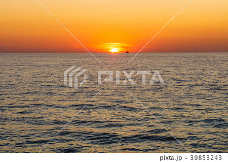 サントリーニ 夕焼け 日没 39853243