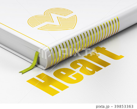 Healthcare concept: book Heart, Heart on white Healthcare concept: book Heart, Heart on white 39853363