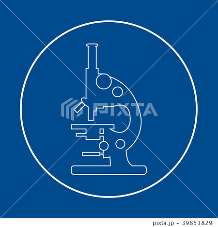 microscope Laboratory equipment symbol. microscope Laboratory equipment symbol. 39853829