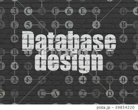 Programming concept: Database Design on wall 39854220