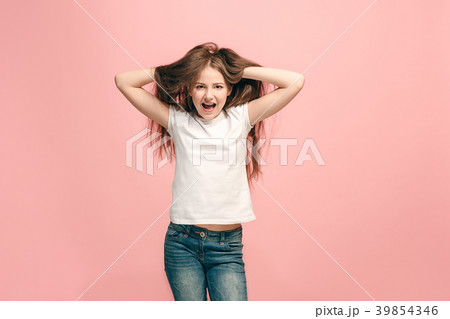 The squint eyed teen girl with weird expression The squint eyed teen girl with weird expression 39854346
