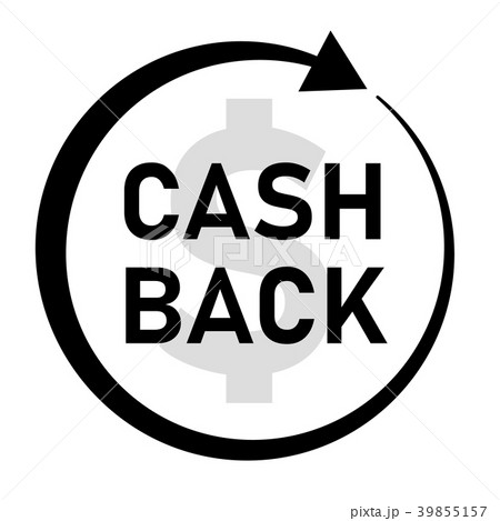cash back icon on white background. cash back sign cash back icon on white background. cash back sign 39855157