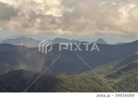 Cumulus clouds forming over the Cordillera del Con Cumulus clouds forming over the Cordillera del Con 39856089