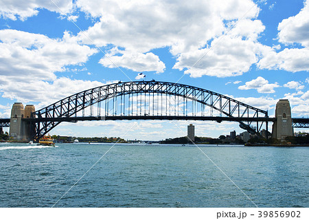 skyline with Harbour bridge , Sydney Australia skyline with Harbour bridge , Sydney Australia 39856902