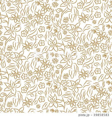 Seamless vector pattern floral print. 39858583