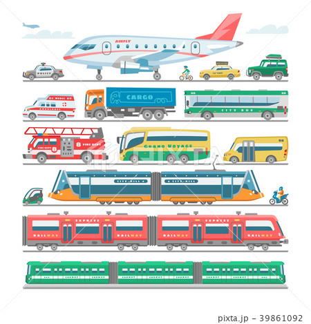 Transport vector public transportable bus or Transport vector public transportable bus or 39861092
