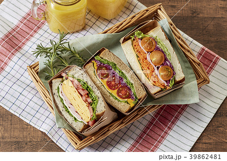 サンドウィッチ Sandwich の写真素材