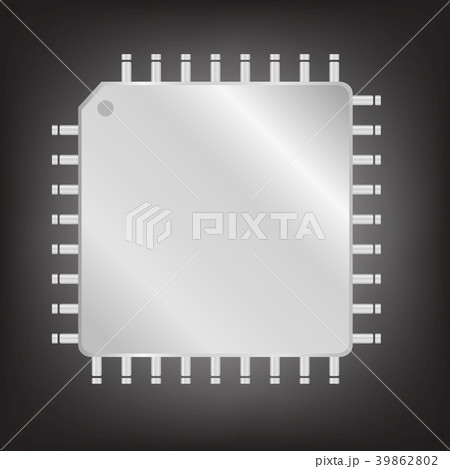 Silver CPU (central processing unit) Silver CPU (central processing unit) 39862802