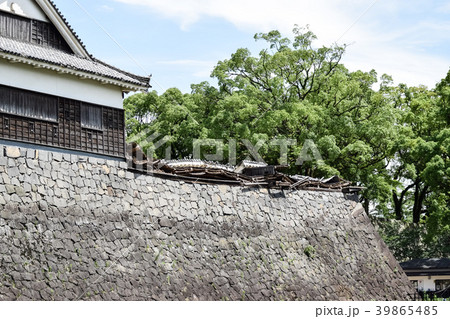 熊本城　震災直後　夏の熊本城　Kumamoto Castle 39865485