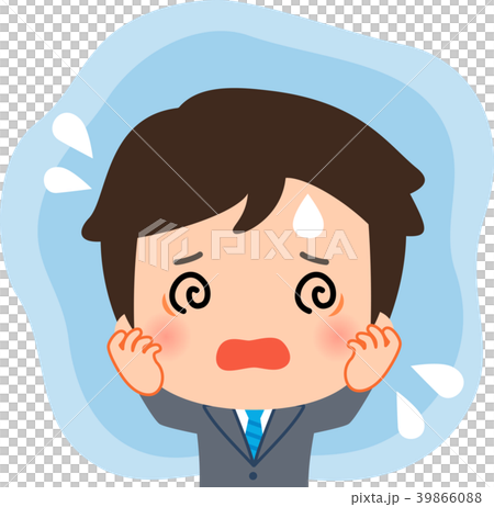 Men in suit turning eyes 39866088