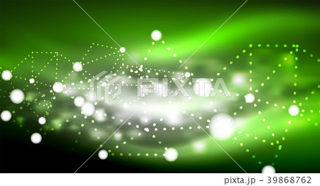 Shiny stars, neon glowing digital connected light Shiny stars, neon glowing digital connected light 39868762