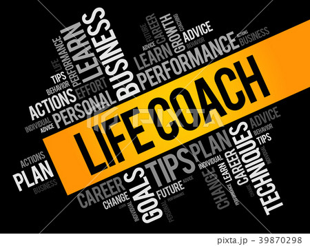 Life Coach word cloud collage 39870298