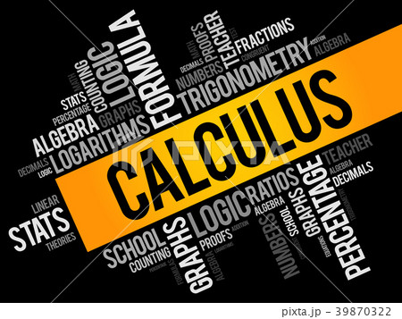 Calculus word cloud collage Calculus word cloud collage 39870322