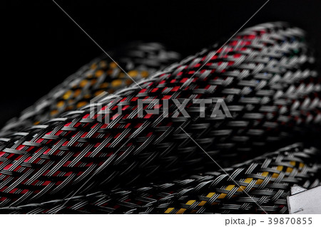Abstract background of cable from power supply. Abstract background of cable from power supply. 39870855