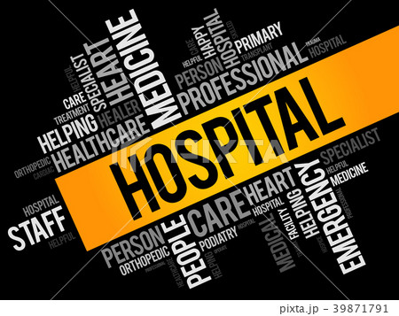 Hospital word cloud collage Hospital word cloud collage 39871791