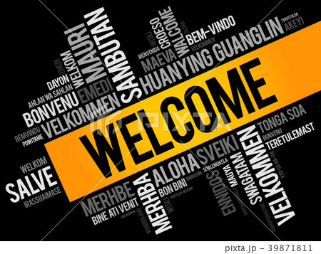 WELCOME word cloud WELCOME word cloud 39871811