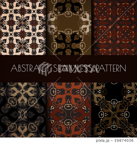 seamless pattern set 39874036