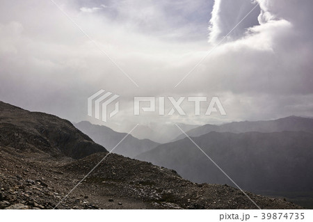 Misty Drizzling Rain on Mountaintops Misty Drizzling Rain on Mountaintops 39874735